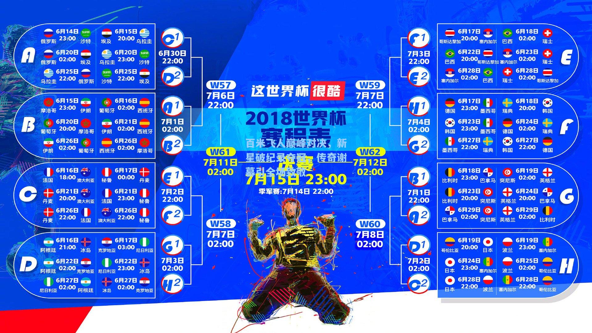 百米飞人巅峰对决，新星破纪录夺冠，传奇谢幕引全场致敬